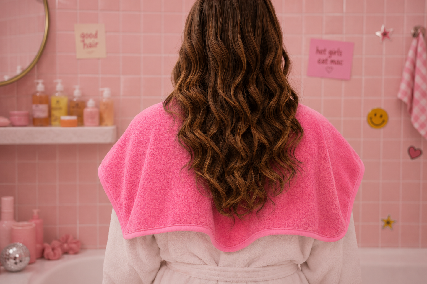 Microfiber Towel Pink
