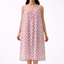 Robe Red Blue Flowers Big