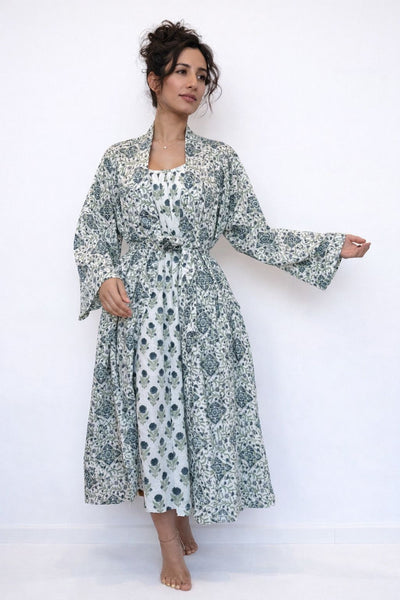 Robe – Blue Green Aztec