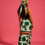 Green Floral sarong & scarf / long